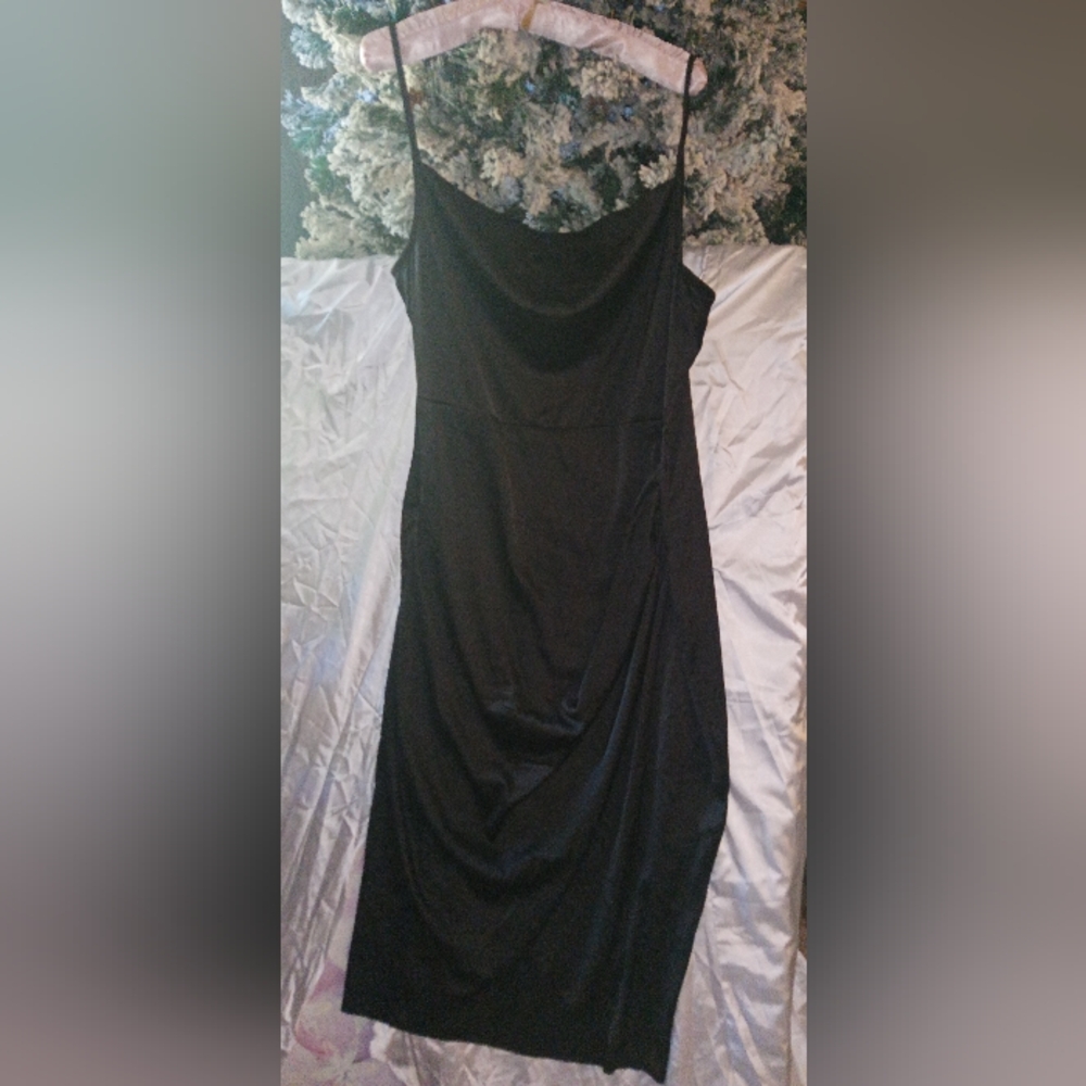 Silky Feel Midi Dress